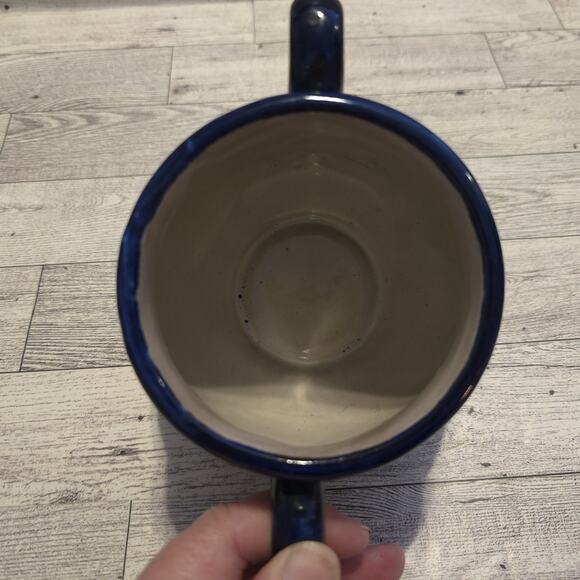 Lidded Talavera Mexico Terracotta Hand Painted Bowl With Handles - Picture 8 of 15